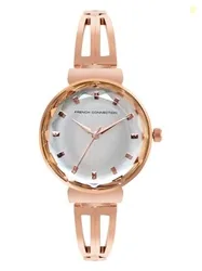 French Connection Black Dial Color Watch for Women - FCN053B