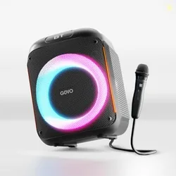 Newly Launched GOVO Goloud 480 80W Bluetooth Party Speaker with Signature Sound, RGB LEDs, Up to 6 hrs Playback, BT v5.3, AUX & USB Port, Wired Mic, B