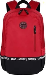 Men/Women Bomber Eco Statet 22 Litre Medium Water Resistant School Bag/College Bag/Standard 3 Compartment Backpack / - Red, Multicolor