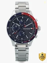 TOMMY HILFIGER Tommy Hilfiger Multifunction Blue Dial Silver Stainless