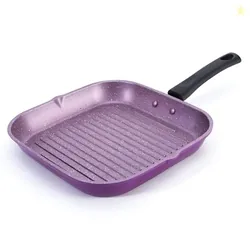 Wonderchef Valencia Non-Stick Grill Pan 24cm for Kitchen Non-Toxic, Ch