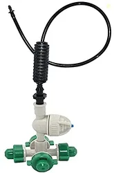 DIY Crafts 6 Pcs Fogger Cross Misting Kit, Included Pipe+Faucet Connec