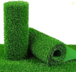 Woohome 35mm Artificial Grass Mat for Balcony | Green Grass Carpet for