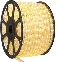 Peafowl Wholesale 1200 LEDs 10.16 m Yellow Steady Strip Rice Ligh...mo