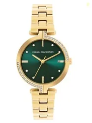 French Connection Womens Green Dial Analog Watch - FCW10NGM