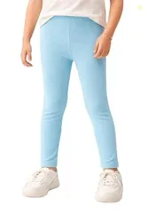 Amazon Brand - Symbol Girl's Cotton Ribbed Stretchable Leggings | Ankl