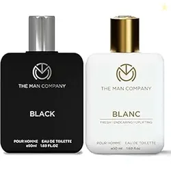 The Man Company Men Blanc Edt (50Ml) & Black Edt (50Ml) Elegant Liquid