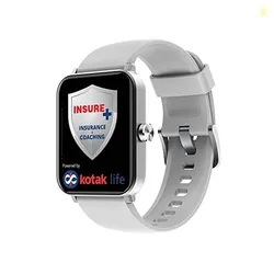 GOQii Insure+ 5 lakhs Health Insurance with Smart Vital Max (Grey) and