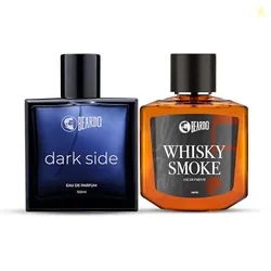 BEARDO Dark Side And Whisky Smoke Perfume for Man 100ml X 2| Eau De Pa