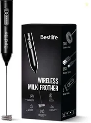 Bestlife 50 W Black Hand Blender (USB Electric Frother with 3 Spe...mo