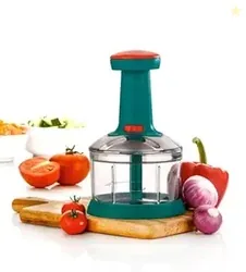 Xmart India Chopper for Kitchen Use 650ml Push Chopper with 3 Blades,