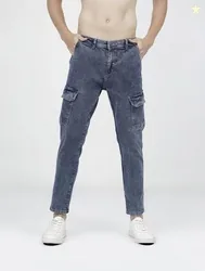 HIGHLANDER Men Regular Mid Rise Blue Jeans