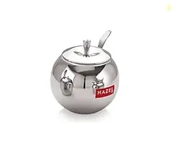 HAZEL Stainless Steel Oil and Ghee Container With Spoon for Kitchen |