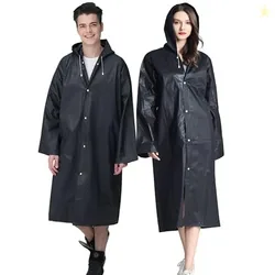 Rain Ponchos for Adults, Reusable Raincoats for Women Men, Emergency R