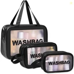 KUKLAR Wash Bag Pouch for Travel Kit Toiletry Bag Nylon Cosmetic Bag M