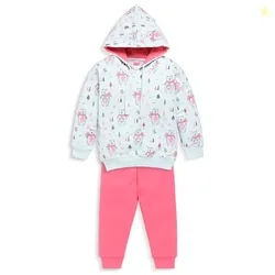 LuvLap Baby Boys Full Sleeve Hooded Sweatshirt & Pyjama Set Pack Of 1,