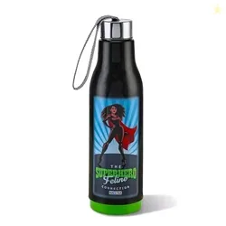 Nayasa Whip 900 ml Insulated Inner Steel Water Bottle | Wide Mouth Lea