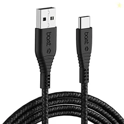boAt Type C A325/A320 Tangle-Free Sturdy Type C Cable, Usb Cablewith 3