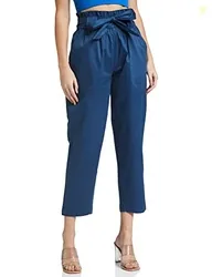 Amazon Brand - Symbol Women's Tapered Ankle Length Pants Slim Work Uti
