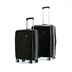 Core Set of 2 Trolley Bags Cabin + Medium Polypropylene Hard Suitcase,