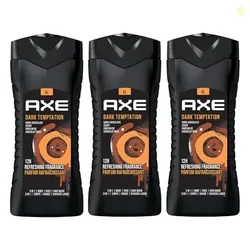 AXE Dark Temptation 3-in-1 Body, Face & Hair Wash| Irresistible Chocol