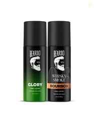 BEARDO Men Long Lasting Deodorant Sprays Combo - Glory & Whiskey Smoke