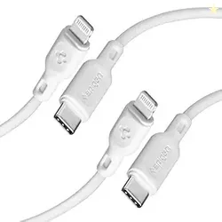 Spigen Apple MFi Certified [2-Pack] USB-C to Lightning Cable [USB PD]