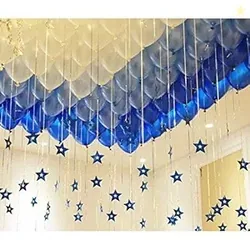Party Propz Foil Glitter Stars And Tinsel Curtains - Pack Of 72 Pcs Ch