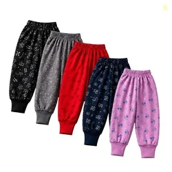 superminis Unisex Baby Mix Colors Printed Cotton Diaper Pyjama Pant Bo