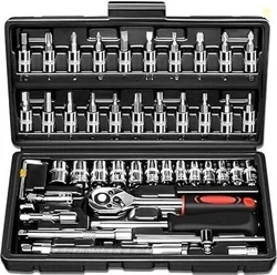 KHODAL ENTERPRISE 46 in 1 Pcs Tool Kit & Screwdriver and Socket S...mo