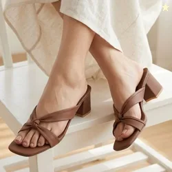 Redsquare Women Heels Sandal (Brown , 4)