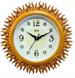 Matiz Analog 30 cm X 30 cm Wall Clock | Brown | with Glass | Standard|