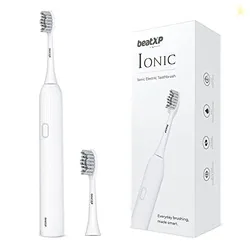 beatXP Ionic Electric Toothbrush for Adults with 2 Brush Heads & 4 Cle