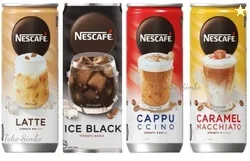 Nescafe Ice Black ,Cappuccino ,Caramel Macchiato ,Latte Tin (IMPO...mo