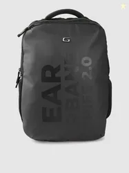 Gear Unisex Black & Fluorescent Green Brand Logo Print Parker Executiv