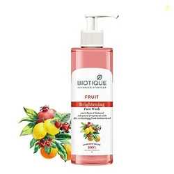 Biotique Fruit Brightening Face Wash| Ayurvedic and Organically Pure|