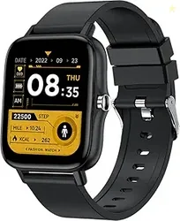 Giordano Connex Black Smart Watch with Bluetooth Voice Calling1.7 IPS