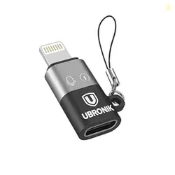 Type-C to Lightning Mic Adapter for iPhone | OTG Audio Recording Conve