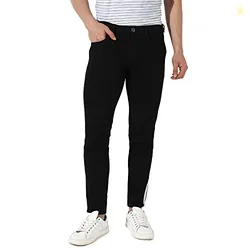 Campus Sutra Men's Regular Fit Denim Jeans (SCSS23JN_DNCUFZP_M_PLN_BL_