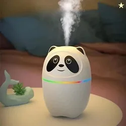 sanbhav Cool Mist Panda Aroma Humidifier with LED Lights  USB Es...mor