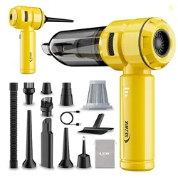 SEZNIK Vacuum Cleaner for Home Use | Car Use | 4 in 1 Cordless Vacuum