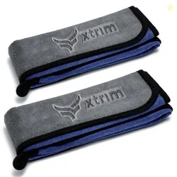 XTRIM 500 GSM Microfiber Car Cleaning Cloth, 30x70 cms, Pack of 2 | Fo