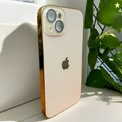 ICONICMOBILE Back Cover for Apple iPhone 13 (Gold, Camera Bump Pr...mo