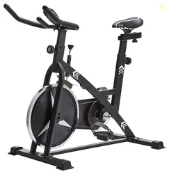 Amazon Basics Pro Spin Fitness Bike with 8Kg Flywheel, Adjustable Resi