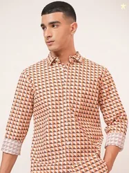 HIGHLANDER Highlander Men Collar Full Sleeve Printed Slim Fit Shirt