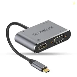 Lapcare LC411 USB-C USB Hub/Docking Station(4-in-1) with 4K 30Hz HDMI