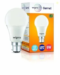 wipro Garnet 9W LED Bulb for Home & Office |Cool Day White (6500K) | B