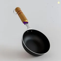 Add2Cart Pre-Seasoned Tadka Pan Compatible with Gas | Toxin-Free, Chem