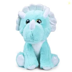 Fuzzbuzz Soft Plush Toy Glitter Eye Dino for Kids 3Y+, 28cm Multicolou