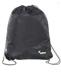 F Gear String V2 Black 11L Small Drawstring Bag for Unisex Multi-Utili